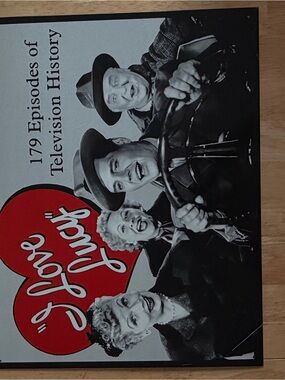 2 piece  Tin Lot. I Love Lucy Wall Art Print - Red, Black & White Home Accent
